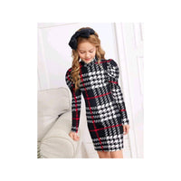 Houndstooth Dress